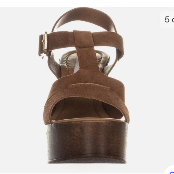 Steve Madden Wooden Block Heel Platform with Suede - Picture 5 of 9